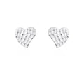 Large Heart Studs