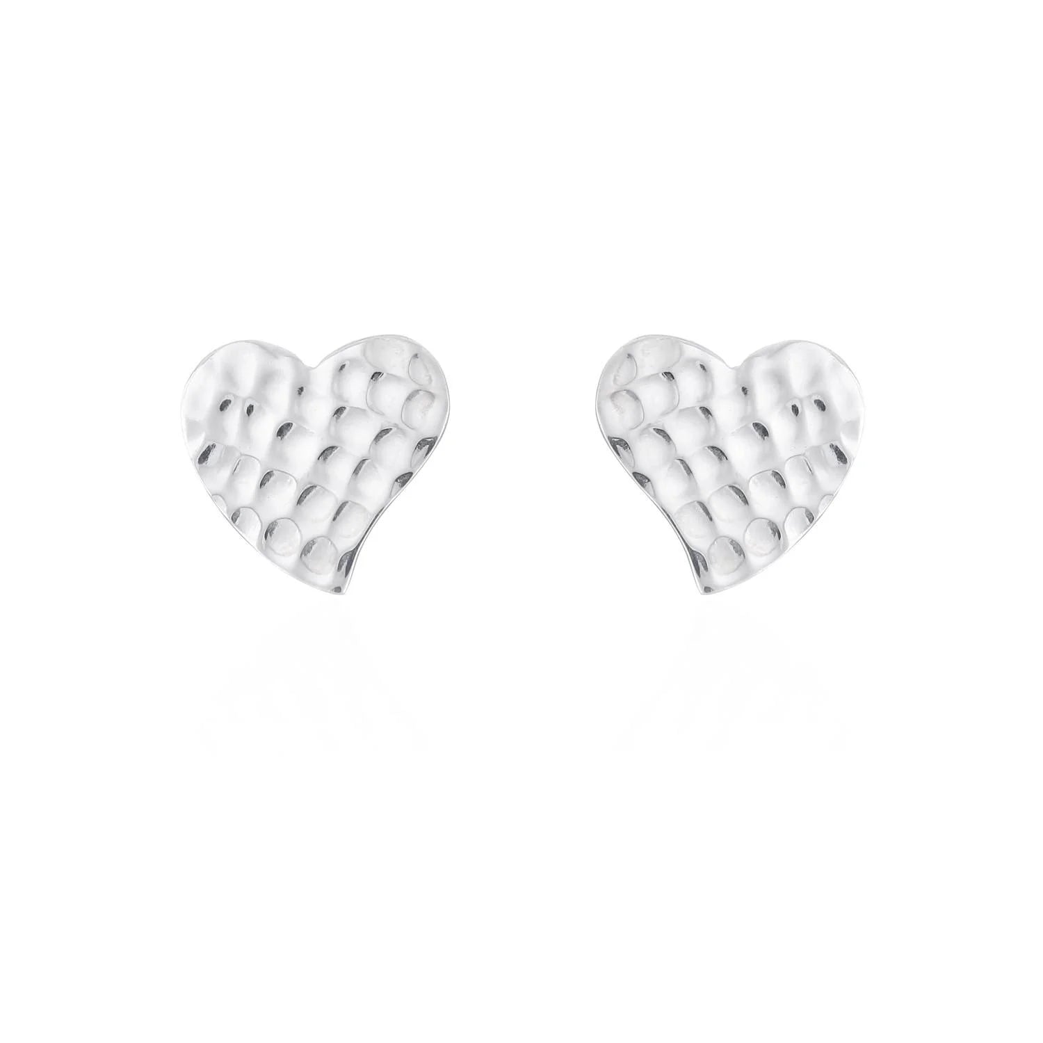 Large Heart Studs