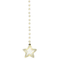Glass Light up Garland With Star