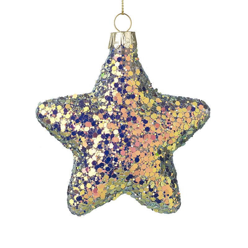 Glittery Glass Star