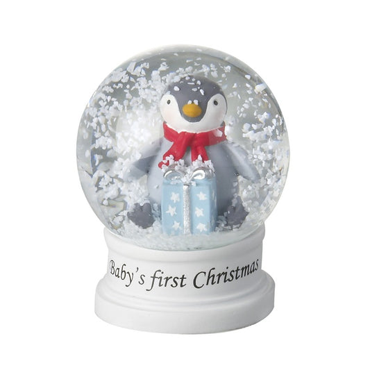 Snow Globe Baby`S 1st Penguin Inside