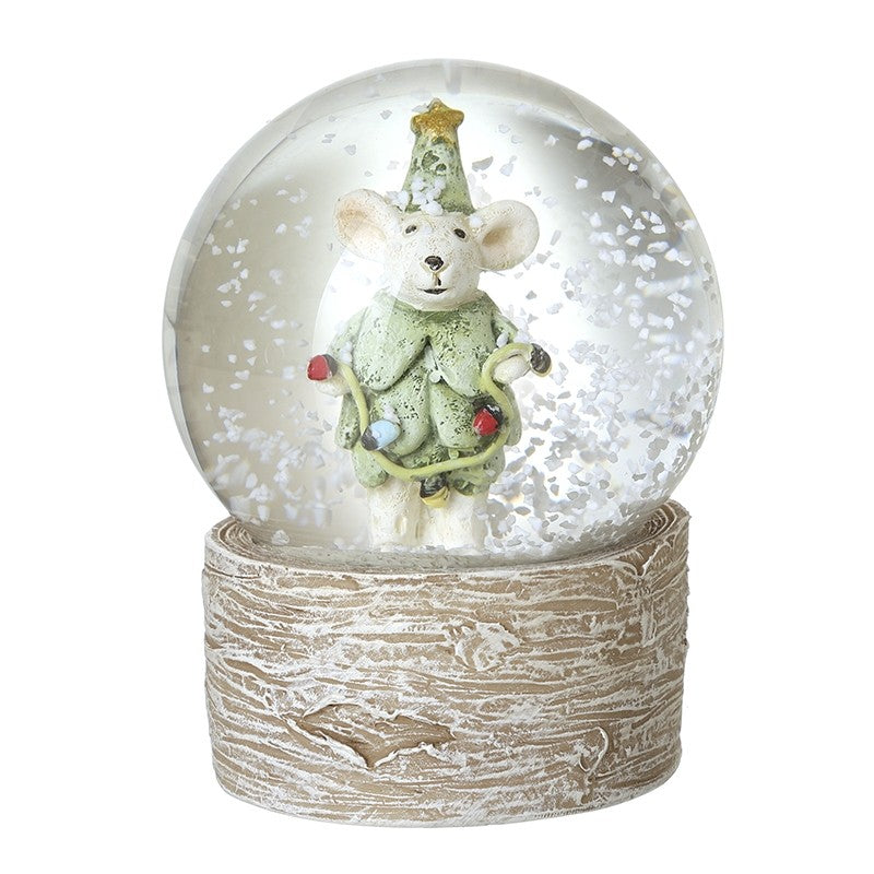Tree Mouse Snow Globe