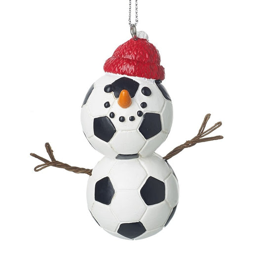 Football Hanging Snowman