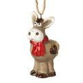 Hanging Donkey in Red Scarf
