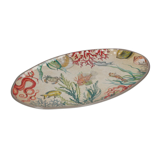 Sea Life Oval Platter