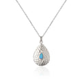 Hammered Teardrop Pendant