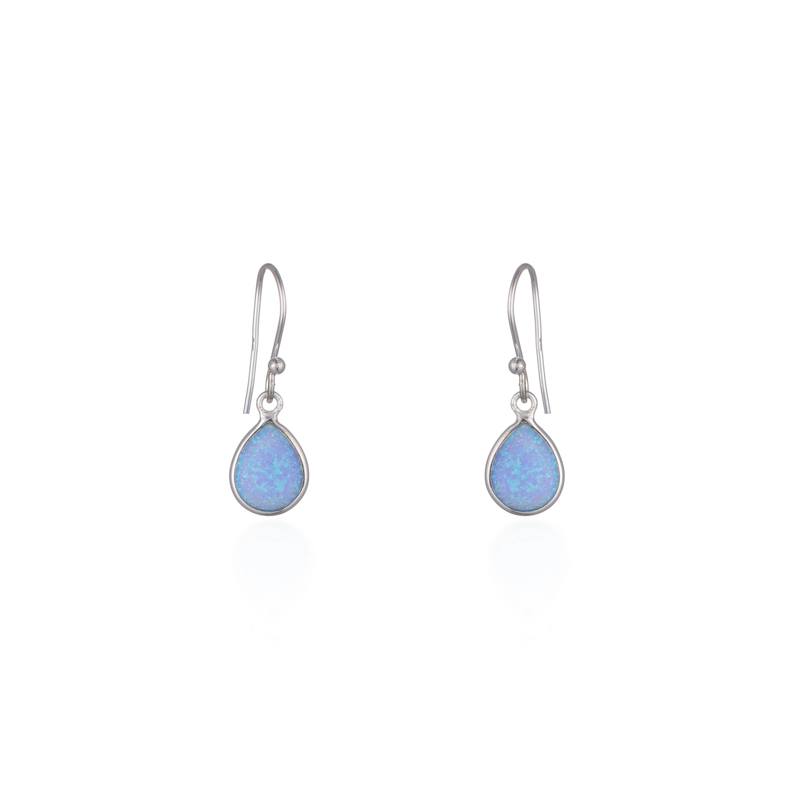 Teardrop Opal Earrings