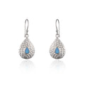 Hammered Teardrop Earrings