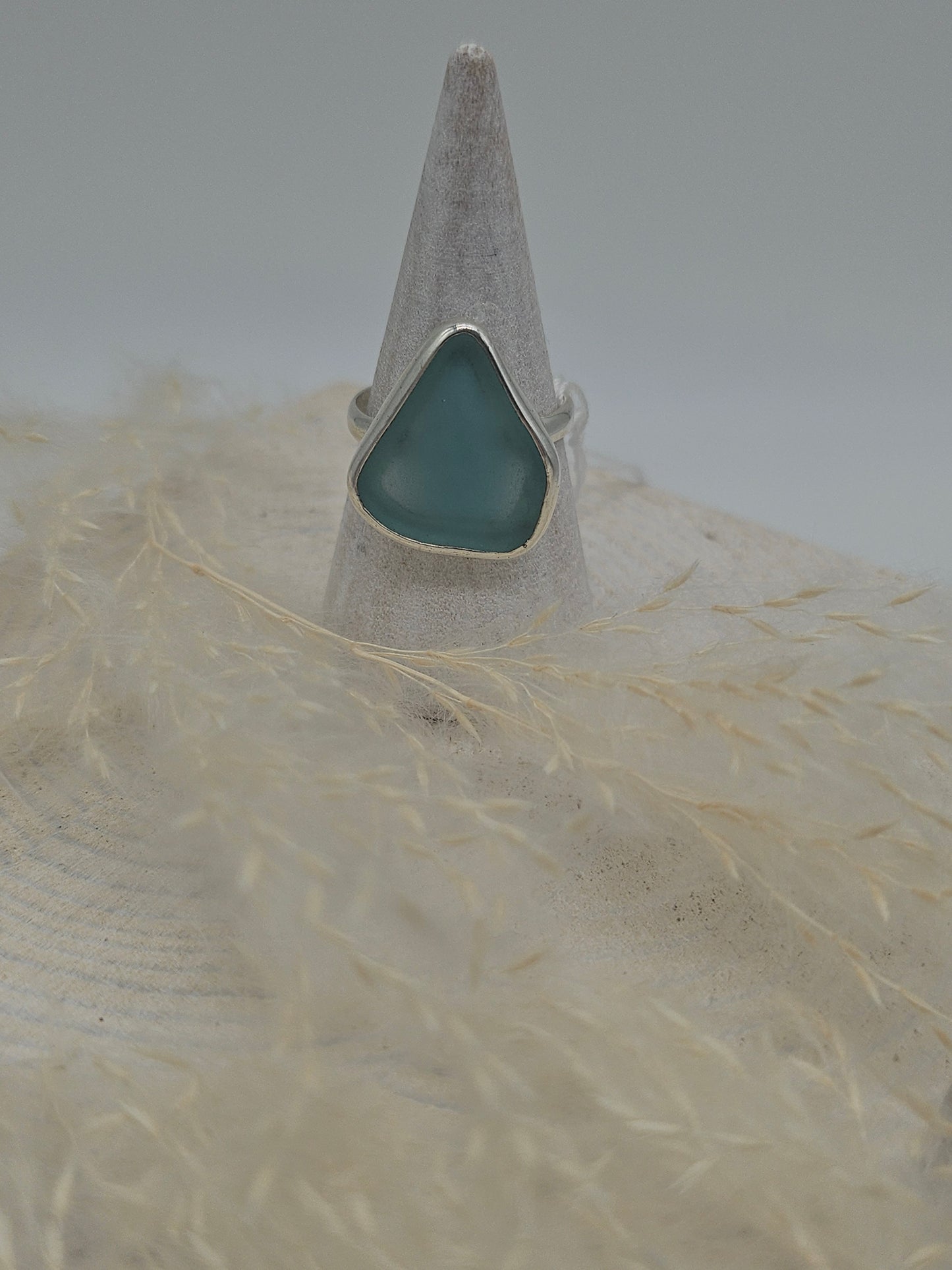 Cornish Sea Glass Ring - M