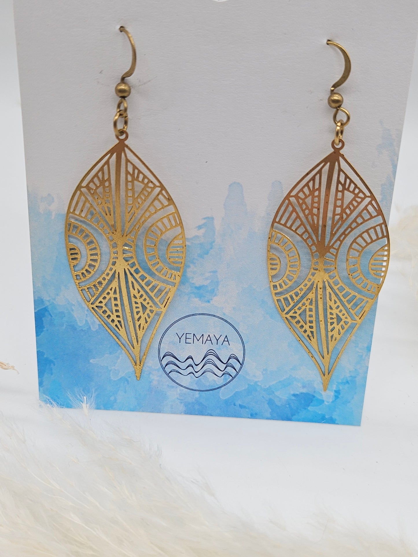 Brass Earrings