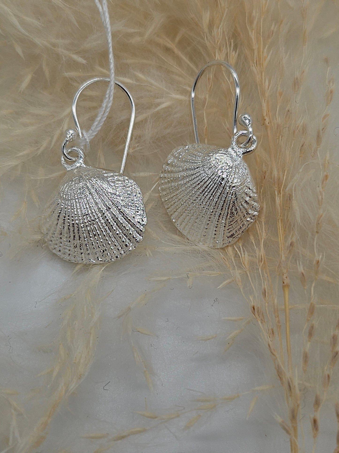 Sterling Silver Shell drop earrings