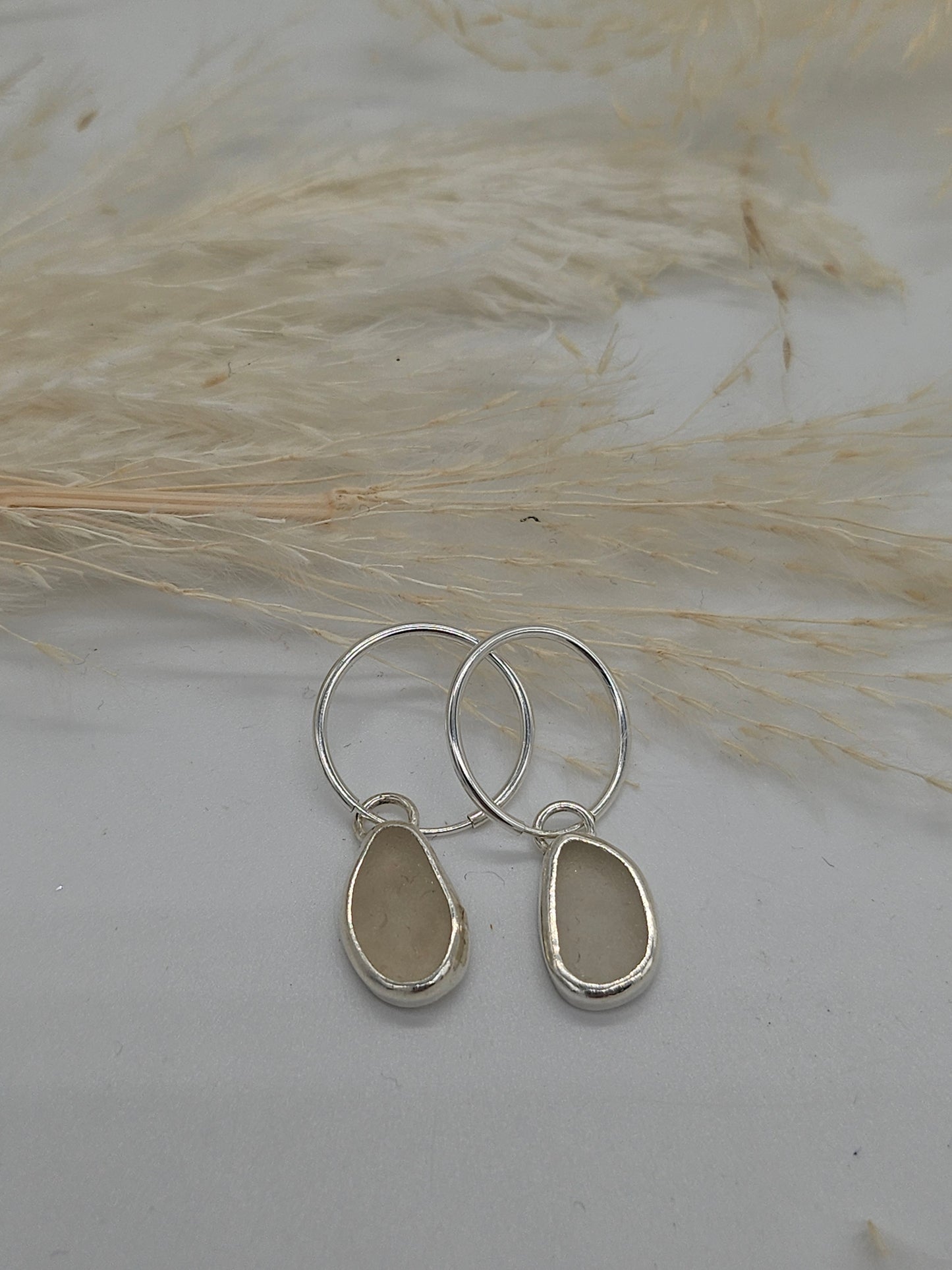 Beautiful sterling silver hoops