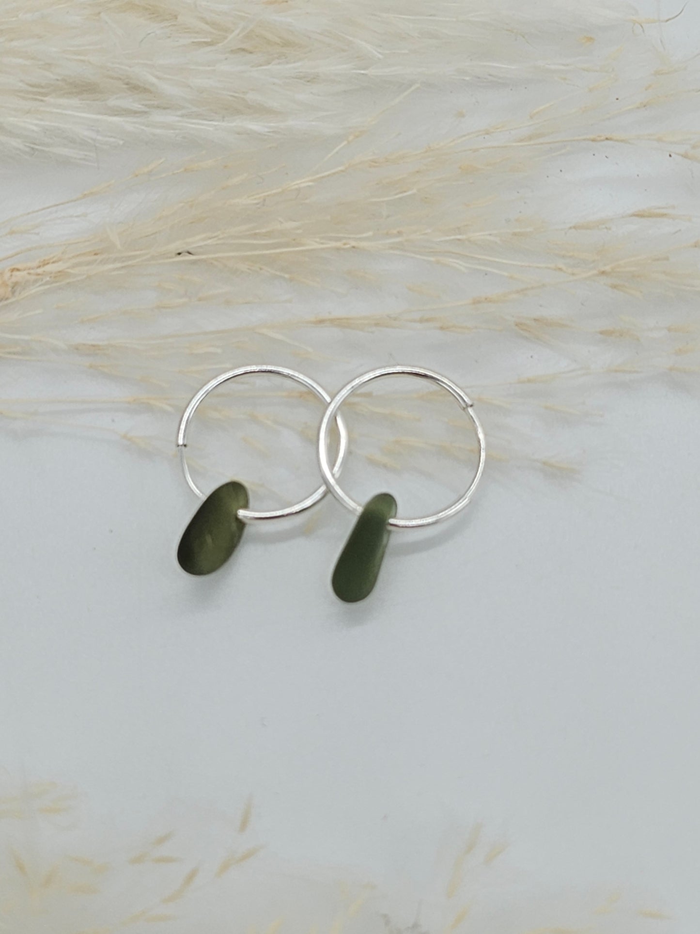 Beautiful sterling silver hoops