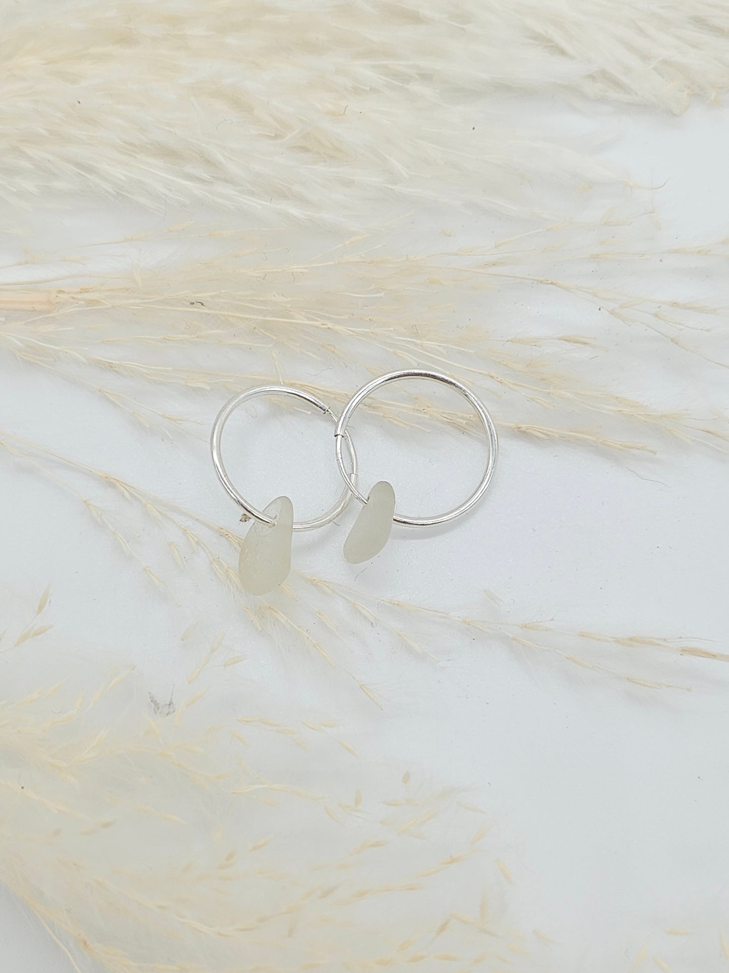 Beautiful sterling silver hoops