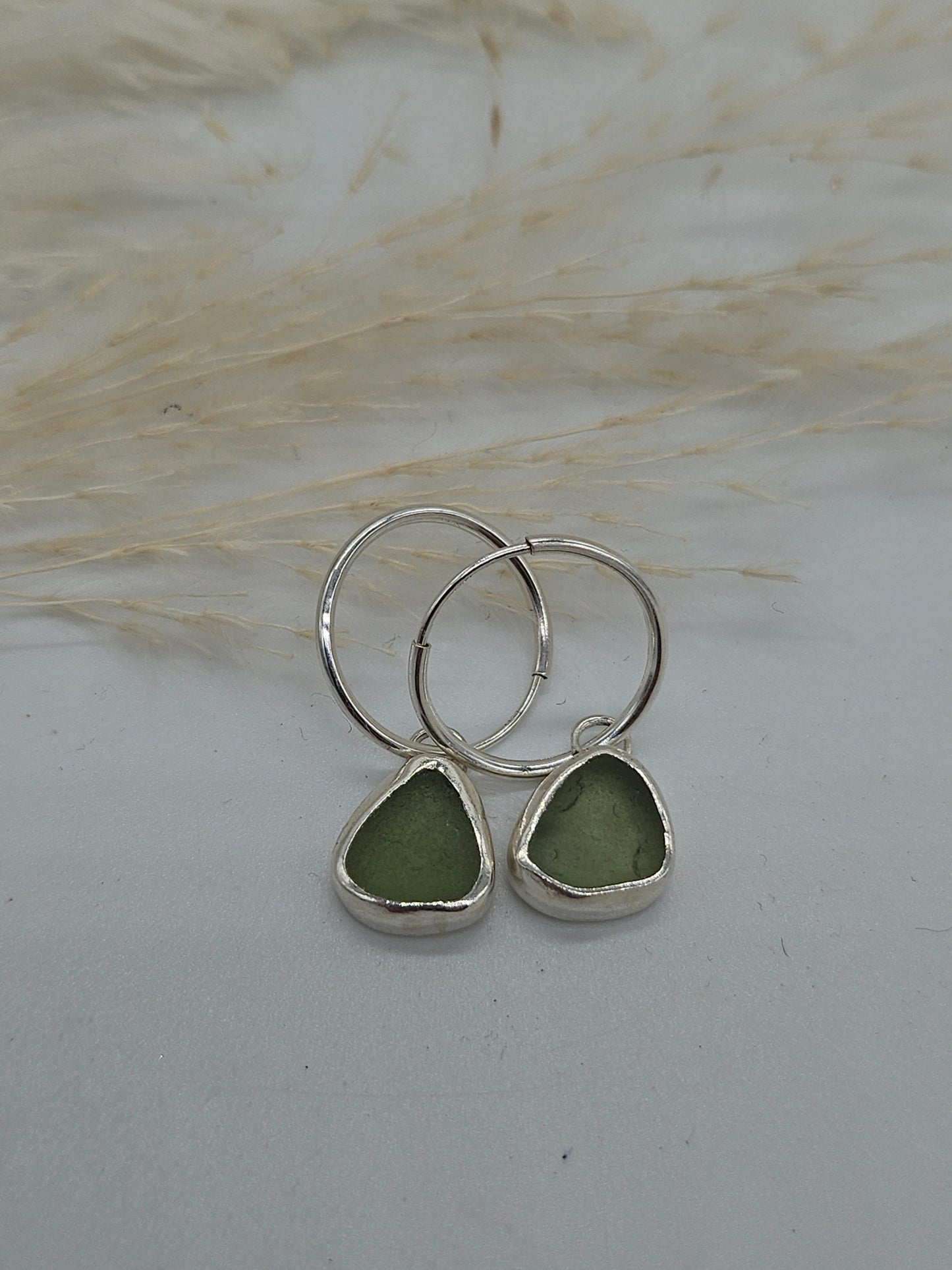 Beautiful sterling silver hoops