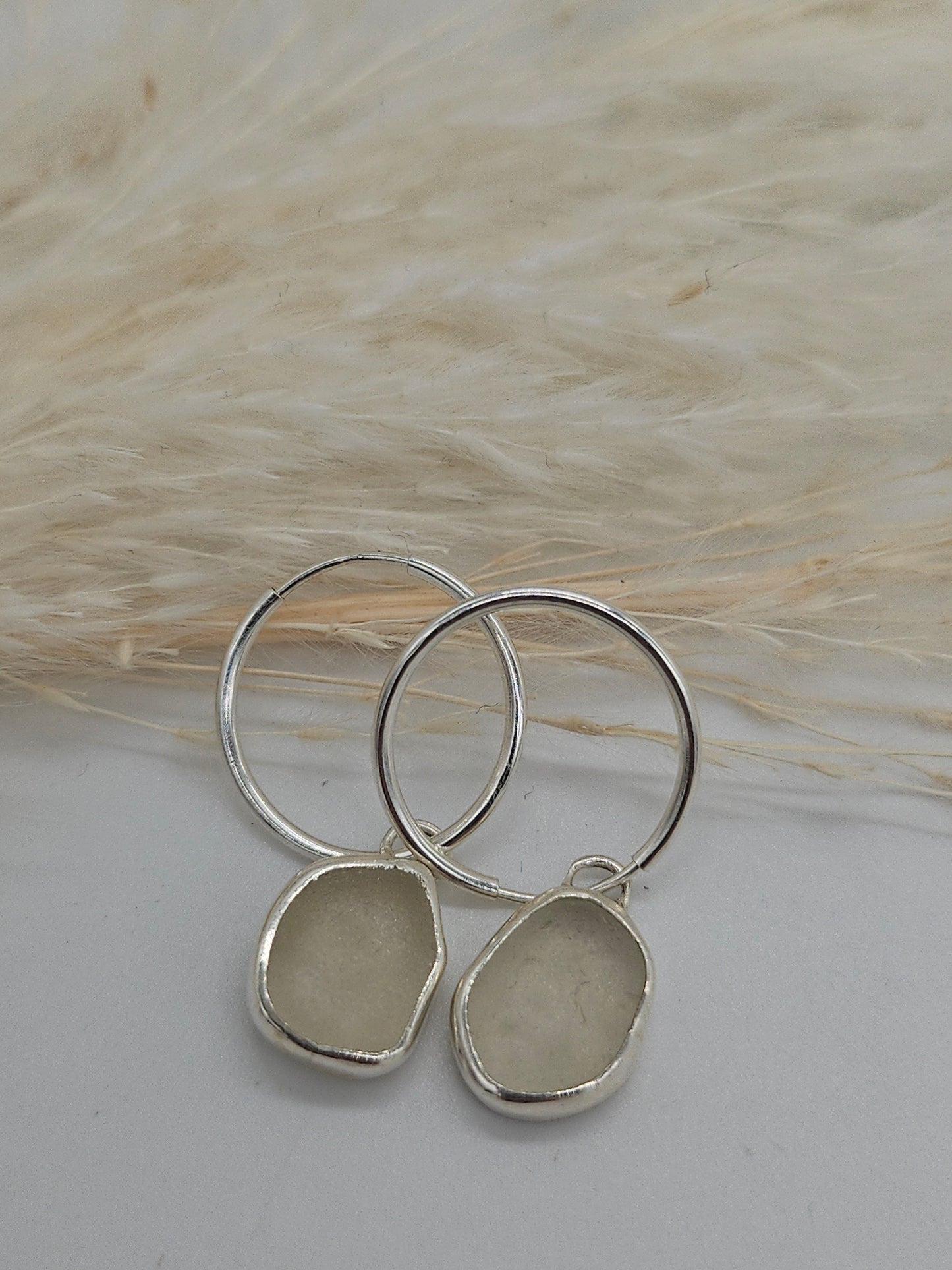 Beautiful sterling silver hoops