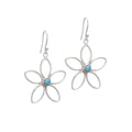 Wire Flower Earrings