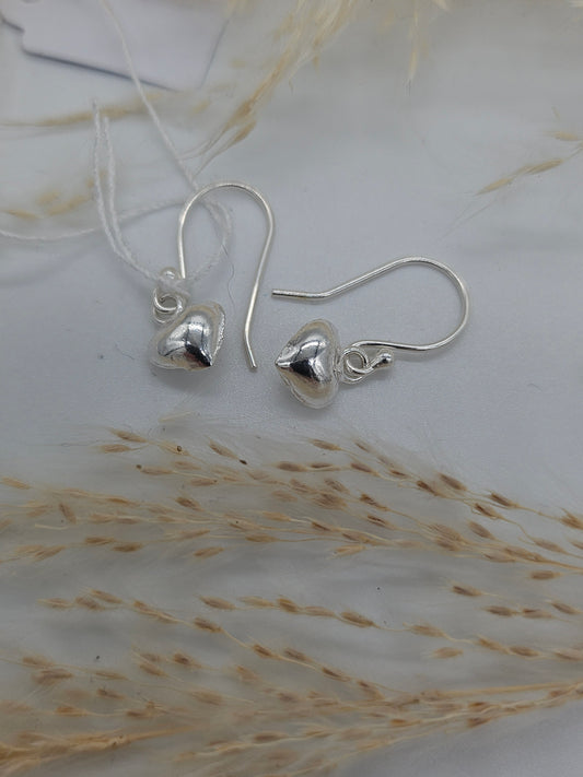 Sterling Silver Heart Earrings