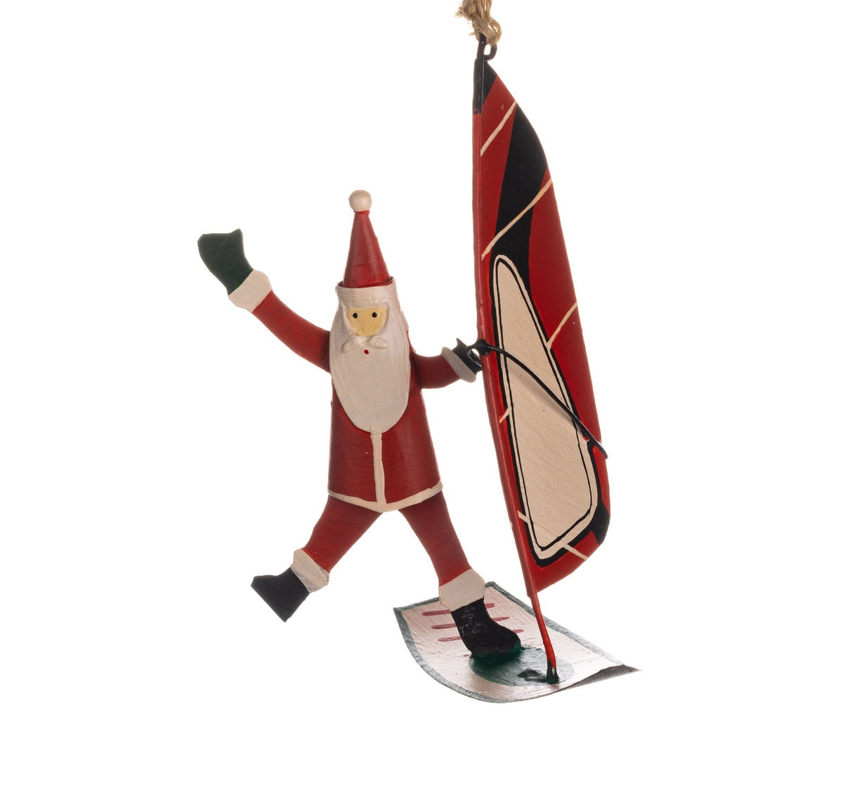 Windsurfing Santa