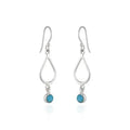 Drop Opal Earrings