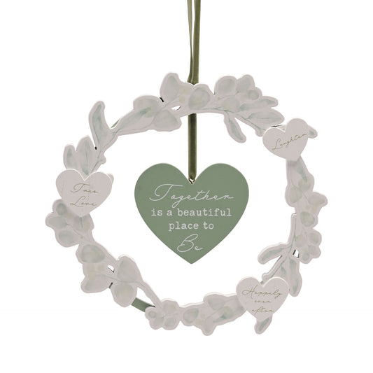 LOVE STORY 'TOGETHER IS A BEAUTIFUL..' WREATH