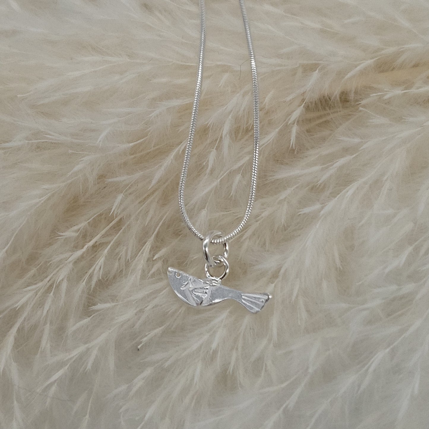 Flat Fish Necklace