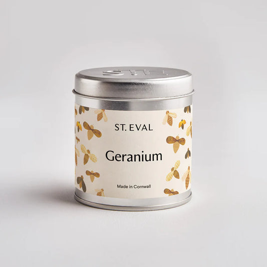 Geranium, Nature's Garden Scented Tin Candle