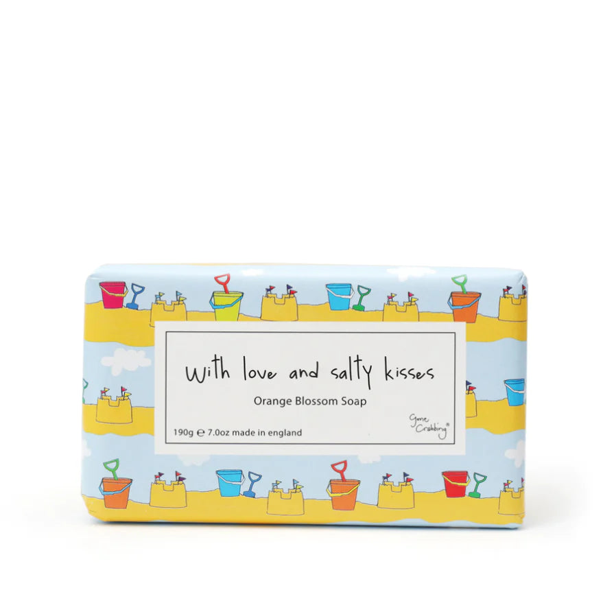 With love and Salty Kisses Soap